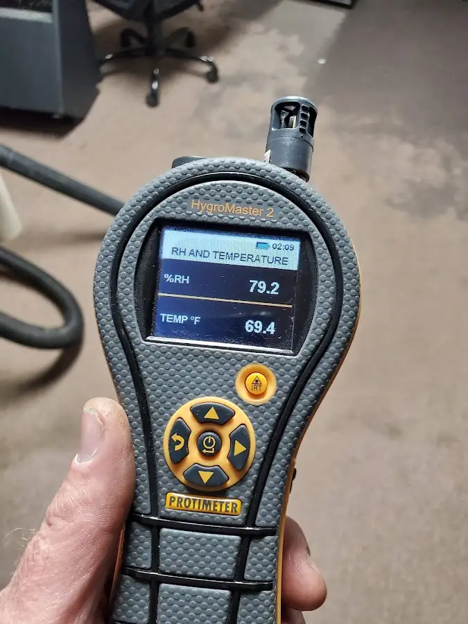 Moisture meter humidity assessment for Fire & Smoke Damage Restoration in Schaumburg